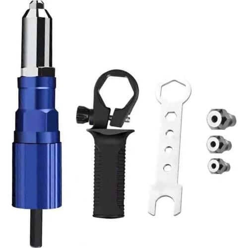 Electric Rivet Gun 2.4mm-4.8mm rivet nut gun drill adapter Cordless riveting tool Insert Nut Pull Rivet Tool