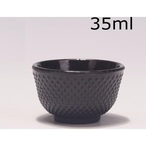 Genuine Japanese Cast Iron Teacups Set Tea Cup Cups Drinkware 35ml Chinese Handmade Kung Fu Coffee Service Tools Top-grade