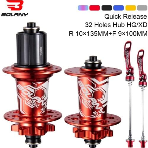 Bolany MTB Hub 32 Holes 8/9/10/11Speed Disc Brake 6 Pawls 108 Clicks 4 Sealed Bearing Mountain Bike XD HG Quick Release Bicycle