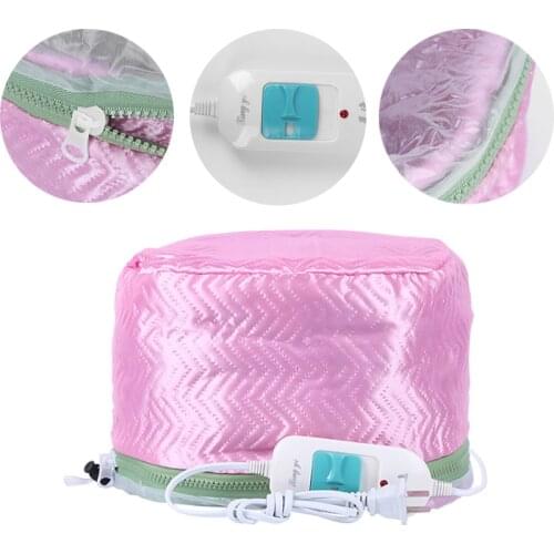 Thermo-Cap For Hair Gorro Termico Para Cabello Tratamiento Hair Steamer Cap Nurse Hair Cap Household Hat Hair Care Hair EU Plug