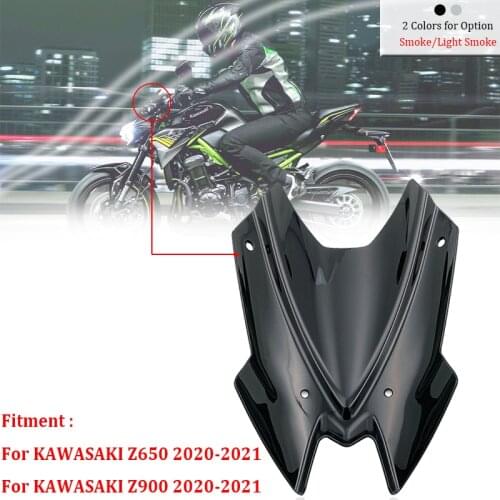 For kawasaki Z900 Z650 2020 Motorcycle Windshield Windscreen Accessories ABS Z 900 z650 Wind Shield Screen Protector Parts