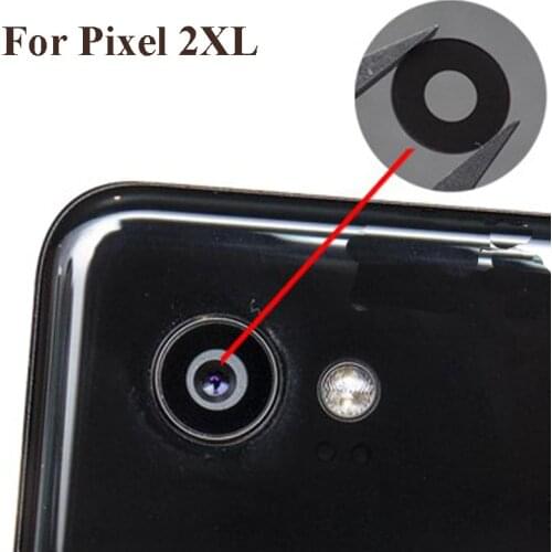 High quality For Google Pixel 2 XL 2XL Back Rear Camera Glass Lens Repairment Repair parts test good Pixel2 XL