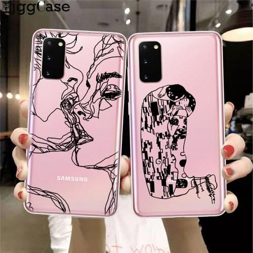 Funny Face Abstract Cartoon Phone Case Cover For Samsungs Galaxys S20 Ultra S7 Edge S8 S9 S10 Plus Lite TPU Soft Fashion Cover