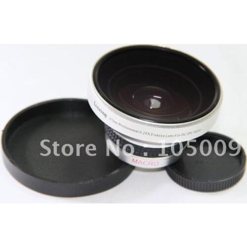 0.25x 37mm Wide FISH EYE Fisheye LENS with Macro lens for canon nikon pentax fuji olympus sony camera