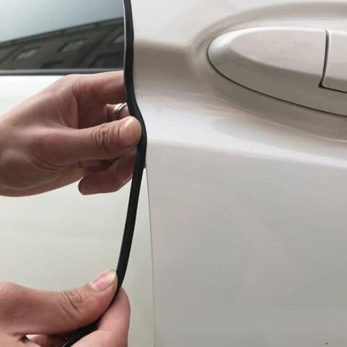 5M Car Door trips Rubber Edge Protective Strips Side Doors Moldings Adhesive Scratch Protector Vehicle For Cars Auto