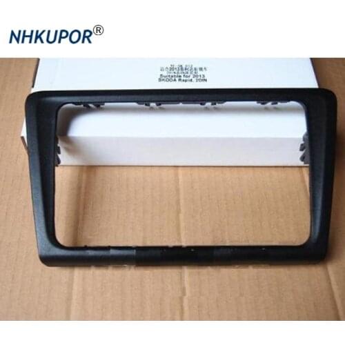 Car Radio Fascia For Skoda Rapid 2013 2014 2015 2016 Auto Stereo Frame Panel Dash Mount Kit Adapter Trim Bezel Faceplate
