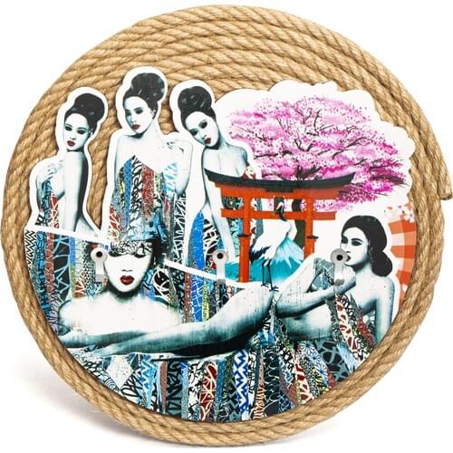 Arti2tr Decorative Hush Rope Keychain