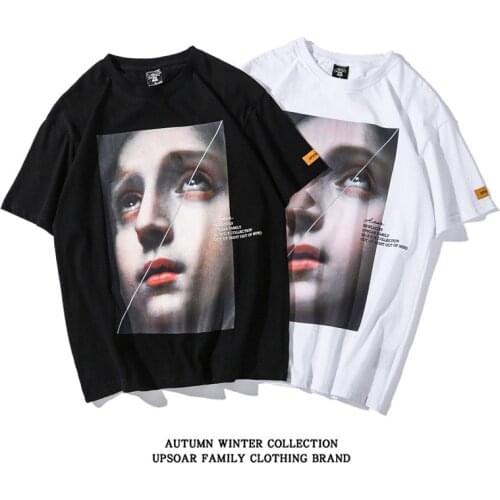 Funny Little Girl sally face Print anime clothing 100% COTTON Casual T-Shirt Street MEN 2018 Harajuku BF Wind T-Shirt WGTX40