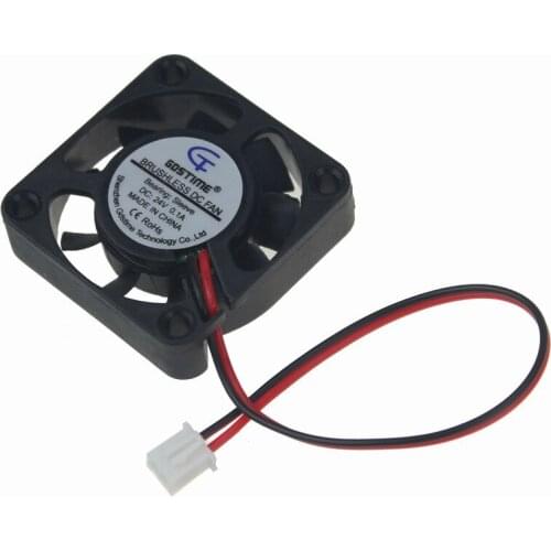Gdstime 100 Pieces 24V Mini Cooling Computer Fan - Small 40mm x 10mm DC Brushless 2-pin 40mm x 10mm 4010