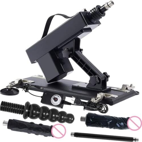 Sex Machine Gun with Big Dildo Automatic Sex Machine Love Machine for Women and Men Powerful Retractable Masturbation with Dildo