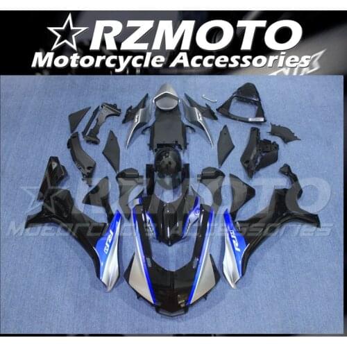 Injection New ABS whole Fairings Kit Fit for YAMAHA YZF-R1 2015 2016 2017 2018 2019 15 16 17 18 19 Bodywork Silver + Tank cover