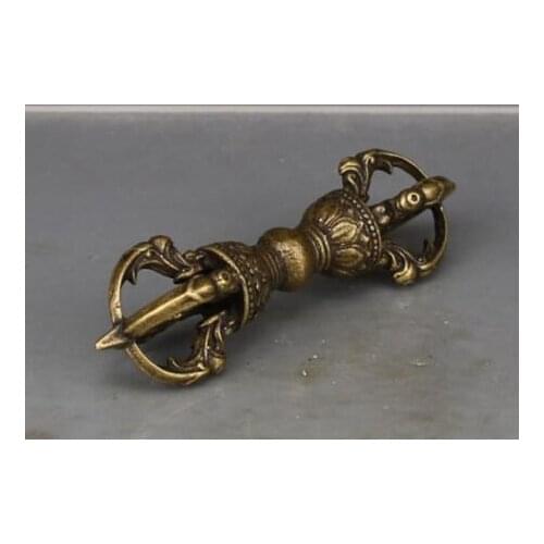 China old antique Pure copper Exorcise evil spirits Jin Gangchu