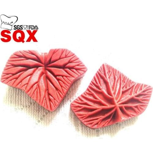 Maple Leaf Shaped Silicone Press Mold Cake Decorating Fondant Cake 3D Food Grade Silicone Mould Kitchen accessories SQ1570