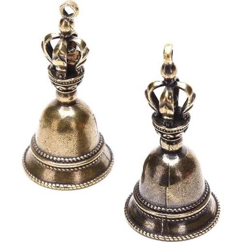 Brass Handicraft Magic Bell Wind Bell Tibetan Bronze Bell Keychain Pendant