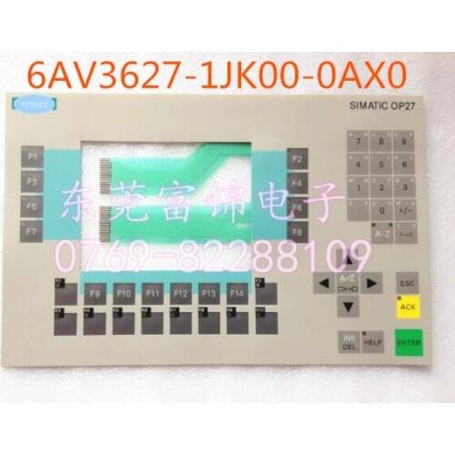 Membrane keypad for 6AV3627-1JK00-0AX0 6AV3 627-1JK00-0AX0 6AV3627-1LK00-1AX0 6AV3 627-1LK00-1AX0 OP27