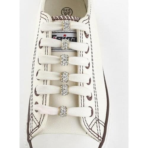 12pcs/lot 10mm Fashion Colorful Rhinestone Clay Beads Shoes Decorations Straight Hole Lace Accessories Trend Personality Buckle