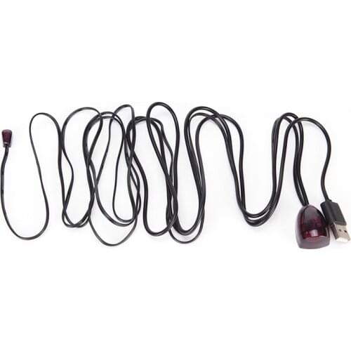 Practical USB Adapter Infrared Repeater IR Extension Cable Infrared Receiver Emitter Kit For All Remote Control Devices