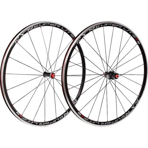 RXR X9 Carbon Fiber Tube Hub 700C Road Bike V Brake Wheel Set 5 Peilin Quick Release 120 Rings