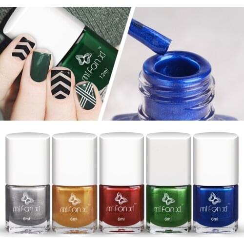 MiFanXi Stamp Nail Polish Stamping Polish Nail Art Stamping Nail Varnish for Nail DIY Stamping Plate Tools