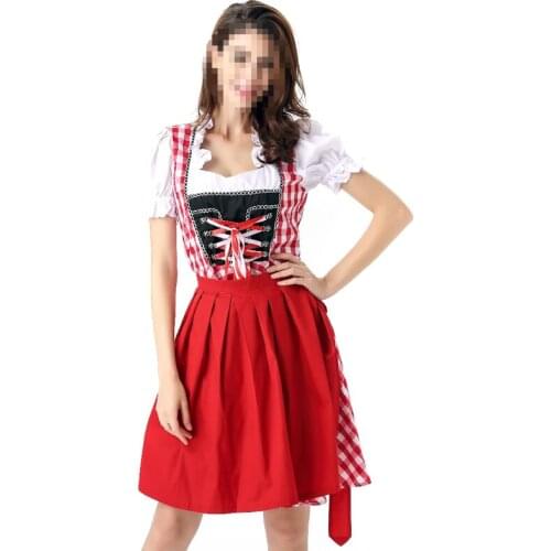 Maid Service Uniforms Temptation Beer Girl Dress Sexy Clothes Suit Costumes Halloween Oktoberfest Fancy Dress Cosplay