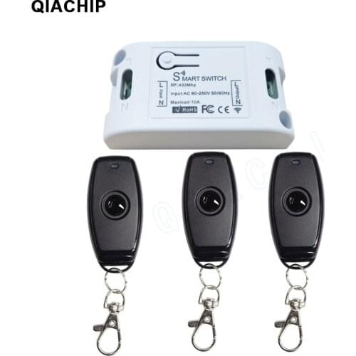 433Mhz Universal Wireless RF Remote Control Switch AC 110V 220V Lamp Light LED Bulb Wireless Switches Corridor Room transmitter