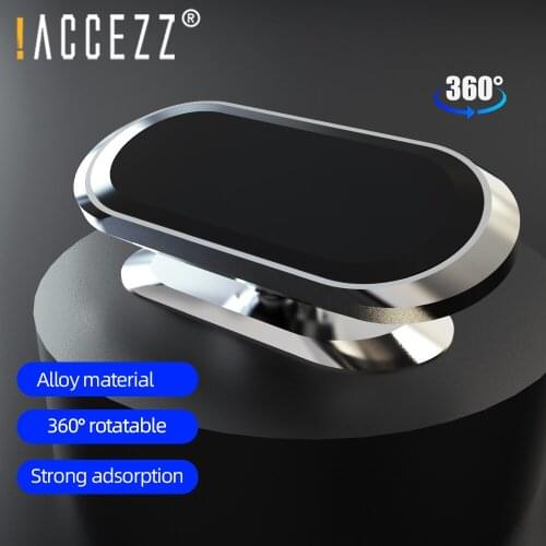 !ACCEZZ Universal Magnetic Car Phone Holder Metal Magnet Mount GPS Dashboard Stand For iPhone 12 11 Pro 8 Samsung Xiaomi Bracket