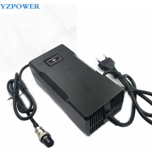 YZPOWER Smart 33.6V 5A 5.5A 6A Lithium Li-ion Battery Charger For 8S Li-po Battery E-baike