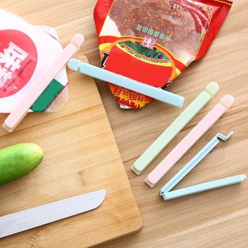 Bag sealer 5Pcs Food Preservation Storage Bag Sealer Clips Snack Sealing Clamp Home Kitchen Supplies Snack Seal ادوات مطبخ