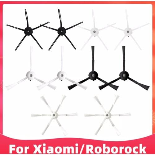 3/5/6-Arm Side Brush Replacement For Xiaomi Mijia 1 / 1S Roborock E2 E3 E4 S4 S5 S6 Robot Vacuum Cleaner Spare Parts Accessories