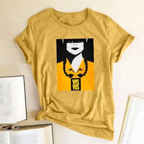 Spain TV Series Vis A Vis Print Women T-shirt Casual Short Sleeve Summer T-shirt Woman Graphic Tees Ropa De Mujer 2020 Clothes