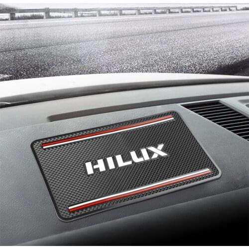 1pcs Car Anti Slip Mat Phone Holder non slip Pad Non-Slip Mat For Toyota Hilux surf vigo revo 2017 2018 Accessories Car Styling