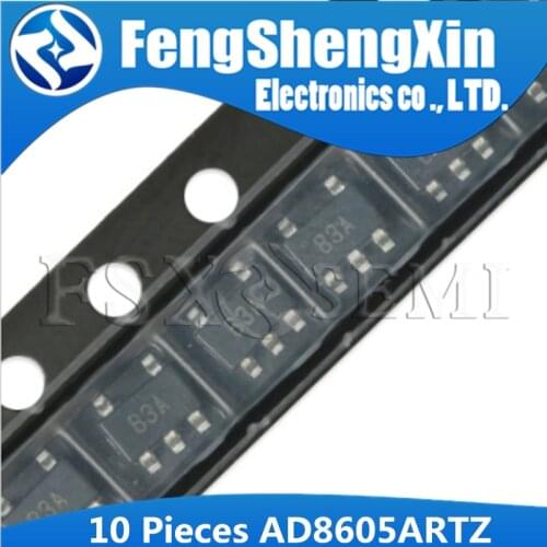 10PCS AD8605ARTZ B3A SOT23 AD8605 SOT AD8605ART SOT23-5 SMD AD8605AR SOT-23 Operational Amplifiers IC
