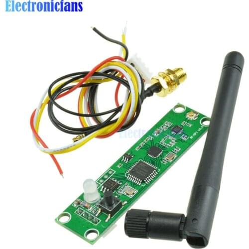 2.4Ghz Wireless DMX512 PCB Module Board LED Light Controller Transmitter Receiver with Antenna Wifi Receiver diy electronic kit