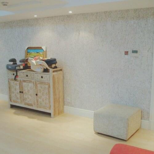 Free Sample MYWIND New Design White Gold Bottom Style Bohemian Luxury Wallpaper Wholesale Living Home Cork Wallcoverings