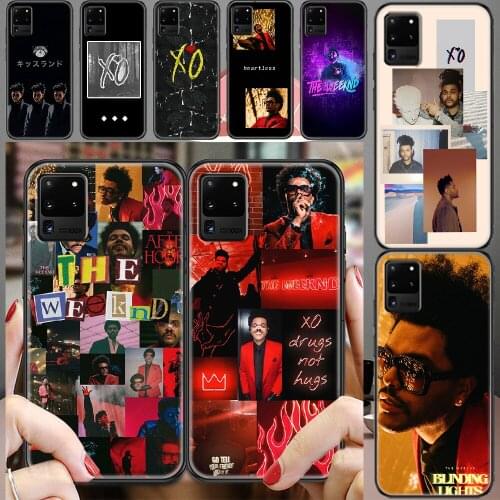 The Weeknd XO Singer Phone case For Samsung Galaxy Note 4 8 9 10 20 S8 S9 S10 S10E S20 Plus UITRA Ultra black fashion coque 3D