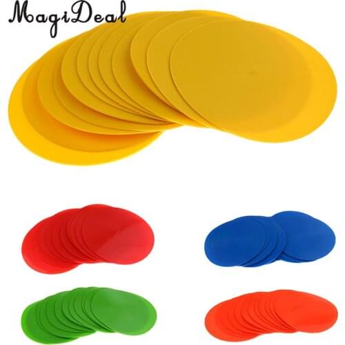12 Pcs 9inch Colorful PVC Spot Markers for Sports Drills and Training Team Sport Basketball Spot Markers Speed Agility Training