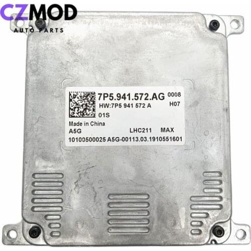 CZMOD Original 7P5941572AG Headlight LED Driver Control Module For VW GOLF 7P5941572A A5G 10100500025 Used Car Accessories