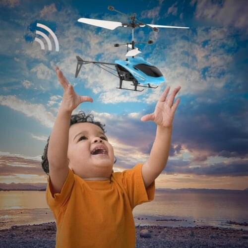 Toys Children Mini Rc Infrared Induction Remote Control 2ch Helicopter Drone