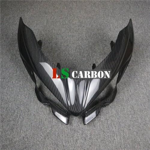 For Kawasaki Ninja 400 2018-2020 Full Carbon Fiber Motorcycle Accessories Front Nose Fairing