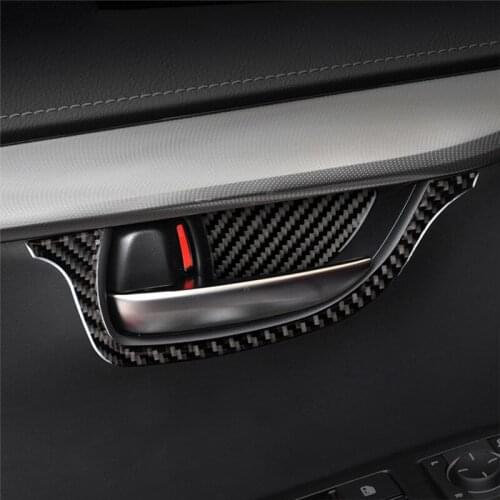 For Lexus NX 200 200t 300h Car accessories Interior door bowl panel decorate carbon fiber interior trim car stickers 3D Patch