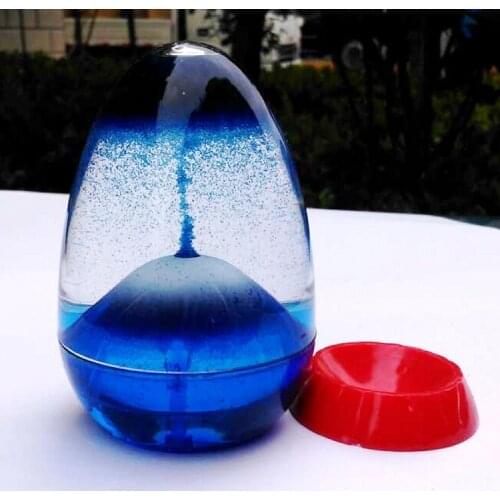 Movement Liquid Hourglass Creative Volcano Oil Sandglass Home Decor Craft Glass Ornaments Sand Timer Christmas Valentine Gifts