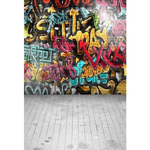 Hip Hop music studio photo backdrop backgrounds vinyl graffiti art Photography Backdrop for Photo studio Props background LV-722