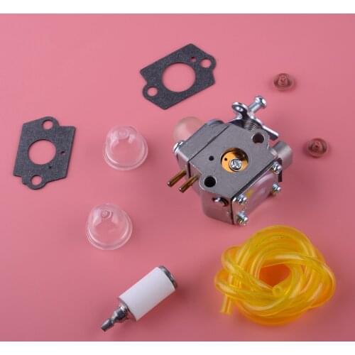 9pcs Carburetor Carb Kit Fit For Ryobi RBL30MVA/B RLT30CES/A/B Homelite HBL26BP HBC26SJ HBC26SJS Petrol Brush Cutters