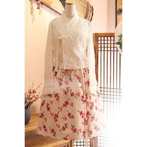 Beautiful Modern Hanbok Fushion Hanbok Korean Traditional Hanbok Dress Modernized Hanbok Traditional Clothing Handmade
