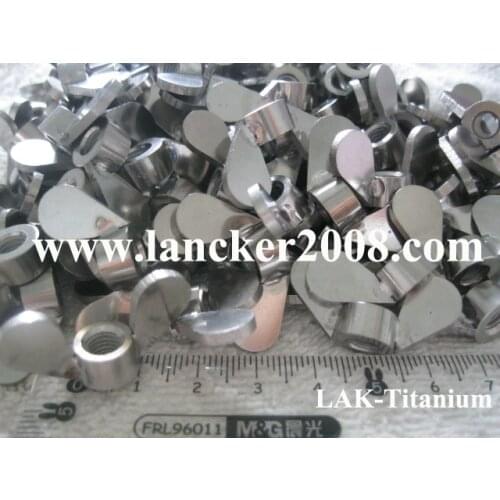 M6 Titanium wing nuts with rounded wings DIN315 Gr2