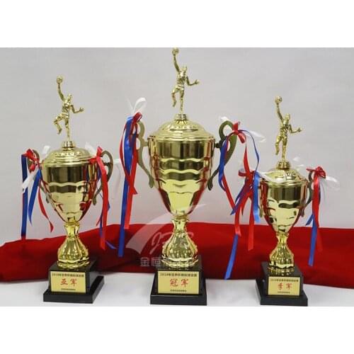 Metal trophy customized CUP Custom metal trophy student soccer trophy basketball trophy campus fishing badminton table tennis