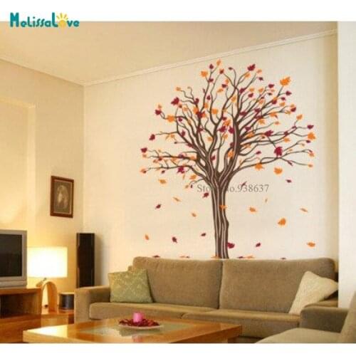 Maple Tree Wall Decal Home Living Room Decor Kids Room Nursery School Decoration Vinyl Sticker Custom Colors Murals BB596
