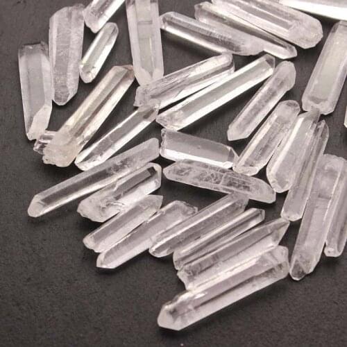 Natural Clear Crystal White Quartz Cluster Points pillar column Terminated Wand Specimen Healing Reiki mineral