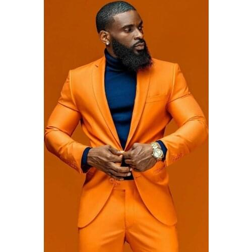 New Arrival Casual Notch Lapel Men Suits Fashion Wedding Groom Tuxedos Prom Terno Masculino Blazer 2 Pieces Costume Homme