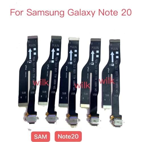 New Original USB Charger Board Plug For Samsung Galaxy Note 20 N981 USB Charging Port Dock Flex cable motherboard Connector